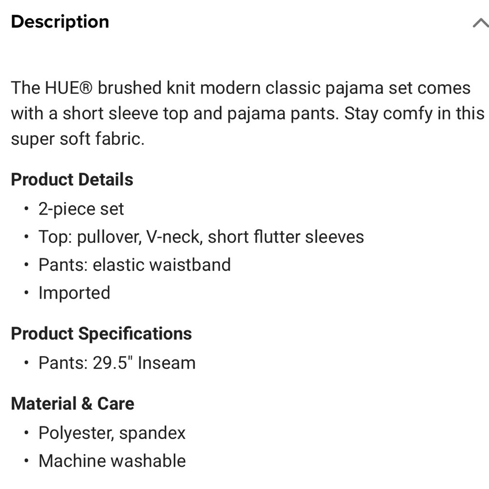 🍒 HUE Brushed Loose Pajama Set - Picture 4 of 8
